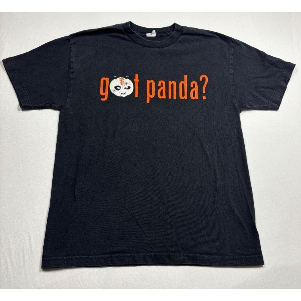 MLB San Francisco Giants Pablo Sandoval Got Panda Graphic Tee Large Black